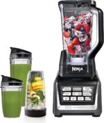 Ninja BL642 Nutri Ninja Personal & Countertop Blender with 1200W Auto-iQ Base, 72 oz. Pitcher, and 18, 24, & 32 oz. To-Go Cups with Spout Lids, For Smoothies, Shakes & More, Dishwasher Safe, Black - Image 2