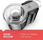 BLACK+DECKER 1.5-Cup Electric Food Chopper, One Touch Pulse, 150W Motor, Stay-Sharp Blade, Dishwasher Safe - Image 4