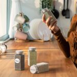 Simple Houseware Spice Jars 4 Ounce Square Bottles w/label, 12 Pack - Image 8