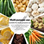 Handheld Cheese Grater - Mirror Stainless Steel Blades, Lightweight & Ultra-Smooth & Rustproof - Non-Slip Comfortable Handle for Parmesan, Mozzarella, Hard & Soft Cheeses - Dishwasher Safe - Image 6