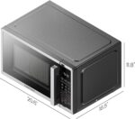 Chefman Countertop Microwave Oven 1.1 Cu. Ft. Digital Stainless Steel Microwave 1000 Watts with 6 Auto Menus, 10 Power Levels, Eco Mode, Memory, Mute Function, Child Safety Lock, Easy Clean - Image 7