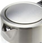 Amazon Basics Electric Kettle with Glass Carafe for Tea and Coffee, BPA-Free, Fast Boiling, Auto Shut-Off, 1 liter , 1500W, Glass and Steel - Image 5