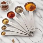 TILUCK Stainless Steel Measuring Spoons Set,Coffee Scoop Spoon,Kitchen Gadgets for Cooking & Baking,Set of 6 - Image 7