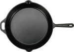 Amazon Basics Pre-Seasoned Cast Iron Skillet, Oven Safe, Even Heating, Heavy-Duty & Large, 15-Inch, Black - Image 3