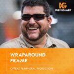 KleenGuard™ V30 Nemesis™ Safety Glasses (22475), with Anti-Fog Coating, Smoke Lenses, Black Frame, Unisex Sunglasses for Men and Women (Pack of 12) - Image 8