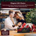 Waiters Corkscrew Wine Opener, Wine Key For Servers Bartenders Sommeliers. Cork Screw Wine Bottle Opener. Stainless Steel & Classic Rosewood Inlay. Serrated Foil Cutter. Magnetic Gift Box - Image 6