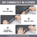 OhGeni Orthopedic Waterproof & Machine Washable Dog Bed for Medium Large Pets, Suitable for Crates, Cat Mat with 25D Egg Crate Foam, Non-Slip Bottom & Removable Cover, 35 Inches(Gray) - Image 8