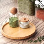Lazy Susan Organizer for Kitchen,Bamboo Turntable for Cabinet,Pantry,Vanity,Small（Natural） - Image 4