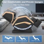 Massage Chair Full Body, Zero Gravity Massage Chair 2025 for Back Fatigue with 10 Fixed Rollers, Airbags, Phone Controller, Heating, Bluetooth Speaker, Nightlights for Living Room, Bedroom - Image 8