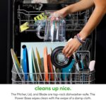 magic bullet Combo Blender, 48oz Pitcher, Blending Cup, Simple Speed Dial – MBF50200AK - Image 11