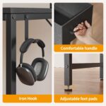 CubiCubi Computer Desk with 2 Drawers, 40 Inch Small Home Office Desk Study Writing Table, Modern Black - Image 6