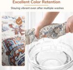 OPPODREAM Soft Neutral Area Rugs 5x7, 5x7 Washable Rug with Non Slip Backing, 5 x 7 Faux Cashmere Low-Pile Carpet, Light Grey & Ivory Cream - Image 7