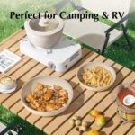 Redchef Ceramic Pots and Pans Set Non Stick, Nonstick Kitchen Cookware Sets, Non Toxic Pots and Pans Set Non Stick, PFAS PFOA & PTFE Free, Detachable Handle Pots and Pans 5 Piece, RV Cookware - Image 7