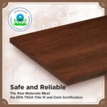 Rolanstar Coffee Table, Lift Top Coffee Table with Drawers and Hidden Compartment, Retro Central Table with Wooden Lift Tabletop, for Living Room,Espresso - Image 8