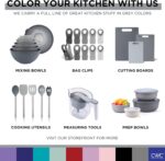 COOK WITH COLOR Stainless Steel Mixing Bowls Set - Nesting Bowls, 6 Pieces, Grey - Image 9