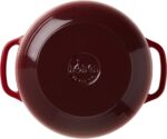 Lodge 6 Quart Enameled Cast Iron Dutch Oven with Lid – Dual Handles – Oven Safe up to 500° F or on Stovetop - Use to Marinate, Cook, Bake, Refrigerate and Serve – Island Spice Red - Image 6