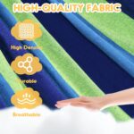ANYOO Cotton Hammock Portable Camping Hammocks for Hanging Sturdy Garden Comfortable Fabric Hammock with Tree Straps Up to 660lbs with Travel Bag for Camping Outdoor/Indoor Patio Backyard - Image 3