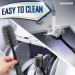 Dish Brush Set of 4 with Bottle Water Brush, Dish Scrub Brush, Scrubber Brush and Straw Brush - Kitchen Scrub Brushes Ergonomic Non Slip Long Handle for Cleaning Cleaner Wash Dish Sink Dishes Cup Pot - Image 9