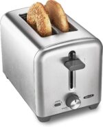 bella Stainless Steel 2 Slice Toaster with Extra Wide Slots & Removable Crumb Tray, 6 Browning Options, Auto Shut Off & Reheat Function, Toast Bread, Bagel & Waffle - Image 2