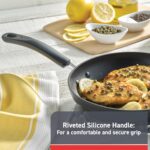 T-fal C4610263 Titanium Advanced Nonstick Thermo-Spot Heat Indicator Dishwasher Safe Cookware Fry Pan, 8-Inch, Black - - Image 5