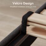 BedsPick Queen Size Bed Frame with Headboard, Upholstered Bed Frame with Button Tufted, Platform Bed with Wood Slat Support,Noise Free, Easy Assembly, No Box Spring Needed (Dark Grey, Queen) - Image 10