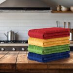 DecorRack Large Kitchen Towels, 15" x 25" Absorbent Dishcloths, 100% Cotton Hand Towels, Plaid Pattern Cleaning Rags, Assorted Set (Pack of 4) - Image 5