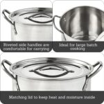 IMUSA 16qt Stainless Steel Stock Pot - Image 3
