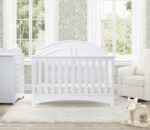 Delta Children Perry 6-in-1 Convertible Crib - Greenguard Gold Certified, Bianca White - Image 3