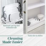 Cutting Boards for Kitchen - BPA-Free Chopping Board - Different Sizes & Non Slip Handles - Reversible, Large Cutting Board Set - Unique Gifts for Cooks Who Have Everything - 3-Pack Gray - Image 8