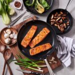 All-Clad Black Nonstick 12-Inch Skillets Set of 3, 834, 1034, 1234 - Image 3