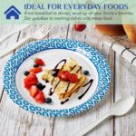 MUCHII 8.375 Inch Disposable Paper Plates, 300 Count Soak and Cut Proof Printed Paper Plates for Daily Use, Holiday for Family Gatherings, Parties, Picnic - Image 3