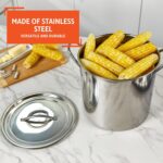 IMUSA 16qt Stainless Steel Stock Pot - Image 4