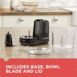 BLACK+DECKER 1.5-Cup Electric Food Chopper, One Touch Pulse, 150W Motor, Stay-Sharp Blade, Dishwasher Safe - Image 7