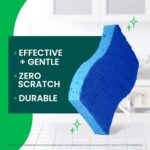 Scotch-Brite Zero Scratch Scrub Sponge, 9 Kitchen Sponges for Cleaning Around the Home, Bathroom & More, Effective + Gentle Dish Scrubber, Best for Nonstick Pots and Pans, Safe on Most Surfaces - Image 4