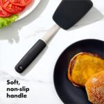 OXO Good Grips Small Silicone Flexible Turner Black - Image 3