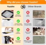 Professional 12-in-1 Vegetable Chopper with 7 Stainless Steel Blades - Multifunctional Food Chopper for Dicing/Slicing Carrots, Potatoes, Onions, Garlic - Heavy Duty, BPA Free Kitchen Gadget (White) - Image 7