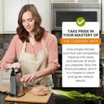 Spring Chef Professional Large Parmesan Cheese Grater, Stainless Steel Metal Box Grater with Handle, 4 Sided Handheld Kitchen Food Shredder for Cheese, Carrot, Veggie, Ginger, Potato - Dishwasher Safe - Image 8