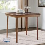 MECO Stakmore Classic Straight Edge Solid Wood Folding Card Table, Cherry Frame - Image 3