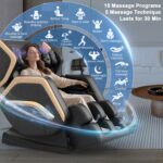 Massage Chair Full Body, Zero Gravity Massage Chair 2025 for Back Fatigue with 10 Fixed Rollers, Airbags, Phone Controller, Heating, Bluetooth Speaker, Nightlights for Living Room, Bedroom - Image 5
