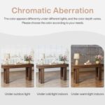 Tribesigns 63-Inch Long Console Table, Wooden Rectangular Sofa Table Behind The Couch, Farmhouse Entryway Table for Entrance, Hallway, Living Room (Rustic Brown) - Image 8