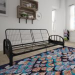 DHP Aiden Metal Futon Frame, Black - Image 5