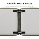 LIKIMIO 118" Modern L-Shaped Modular Sectional Sofa for Living Room, Corduroy Upholstery Green, Oversized 3-Seater Couch with Deep Seat and Movable Ottoman – No Assembly - Image 7