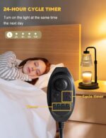 Candle Warmer Lamp with Timer Dimmable, Birthday Gifts for Women Mom, House Warming Gifts New Home Decor, Wax Melt Warmer for Jar Candles with 2 Bulbs - Image 5
