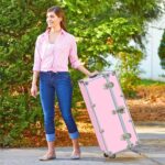 Rhino Trunk & Case Large Essential Camp/College Trunk with Wheels - Secure Dorm Storage Chest - Ideal Footlocker for Students - Strong Trunks with 1000+ Pound Sitting Capacity 32"x18"x14" (Navy Blue) - Image 9