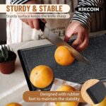 Plastic Cutting Boards for Kitchen, 3-Piece Large Cutting Board Set Dishwasher Safe Chopping Boards with Non-slip Feet and Juice Grooves, Kikcoin - Image 6