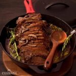 Cuisinel Cast Iron Skillet with Lid - 12"-inch Pre-Seasoned Covered Frying Pan Set + Silicone Handle & Lid Holders + Scraper/Cleaner - Indoor/Outdoor, Oven, Stovetop, Camping Fire, Grill Safe Cookware - Image 8