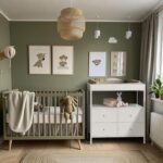 BOLUO Changing Table Dresser with 4 Fabric Drawers and Open Shelf, Baby Dresser with Changing Table Top Diaper Changing Station with Storage for Nursery Modern (White) - Image 9