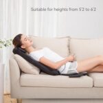 Snailax Shiatsu Massage Cushion with Heat Massage Chair Pad Kneading Back Massager for Home Office Seat use - Image 7
