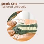 Folkulture Mini Oven Mitts Heat Resistant | (5.75 x9) Set of 2 Short Oven Mitts with Hanging Loop | 100% Cotton Oven Gloves | Kitchen Mittens, Small Silicone Oven Mits - Image 8