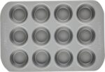 Farberware 12-c. Nonstick Nonstick Bakeware Muffin Pan, Gray - Image 9